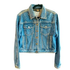 HARLEY DAVIDSON RARE VINTAGE STUDDED SEQUINED JACKET